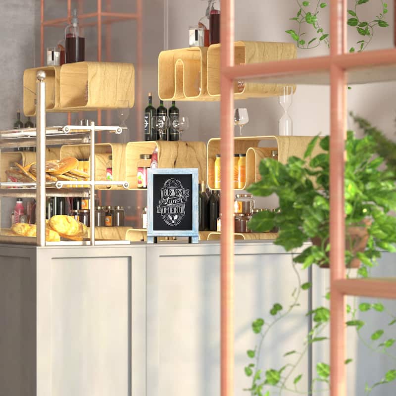 Freestanding Tabletop or Wall Mount Magnetic Chalkboard