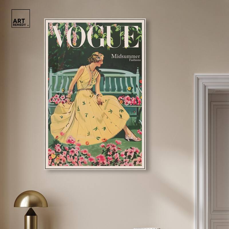 Midsummer Fashion Cover Canvas by Art Remedy