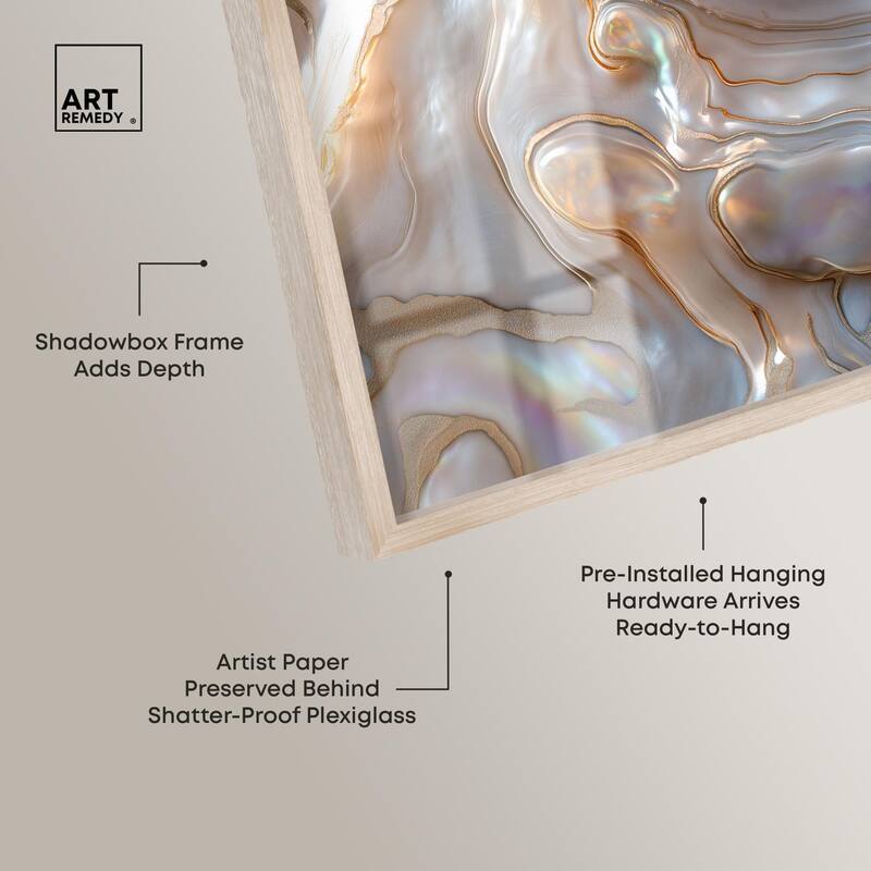 Fluid Preciousness I Shadowbox by Art Remedy