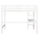 preview thumbnail 73 of 91, Modern Solid Wood Loft Bed with Built-in Desk, Safety Ladder