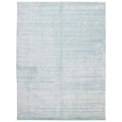 ECARPETGALLERY Hand-knotted Kashkuli Gabbeh Blue Wool Rug - 9'0 x 12'0