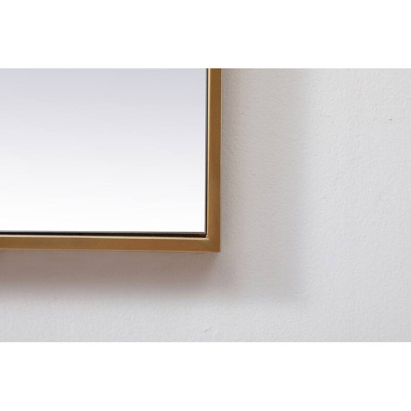 Indigo Home Metal Frame Square Mirror 42 inch