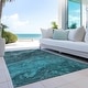preview thumbnail 44 of 84, Machine Washable Indoor/ Outdoor Chantille Modern Abstract Rug