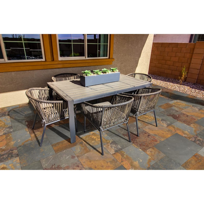 Ackland AKTLT-PATG-PL 16" x 16" Block Random Floor and Wall Tile - - Sierra Gold