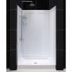 preview thumbnail 13 of 29, DreamLine Infinity-Z 36 in. D x 48 in. W x 76 3/4 in. H Sliding Shower Door, Shower Base and Backwall Kit