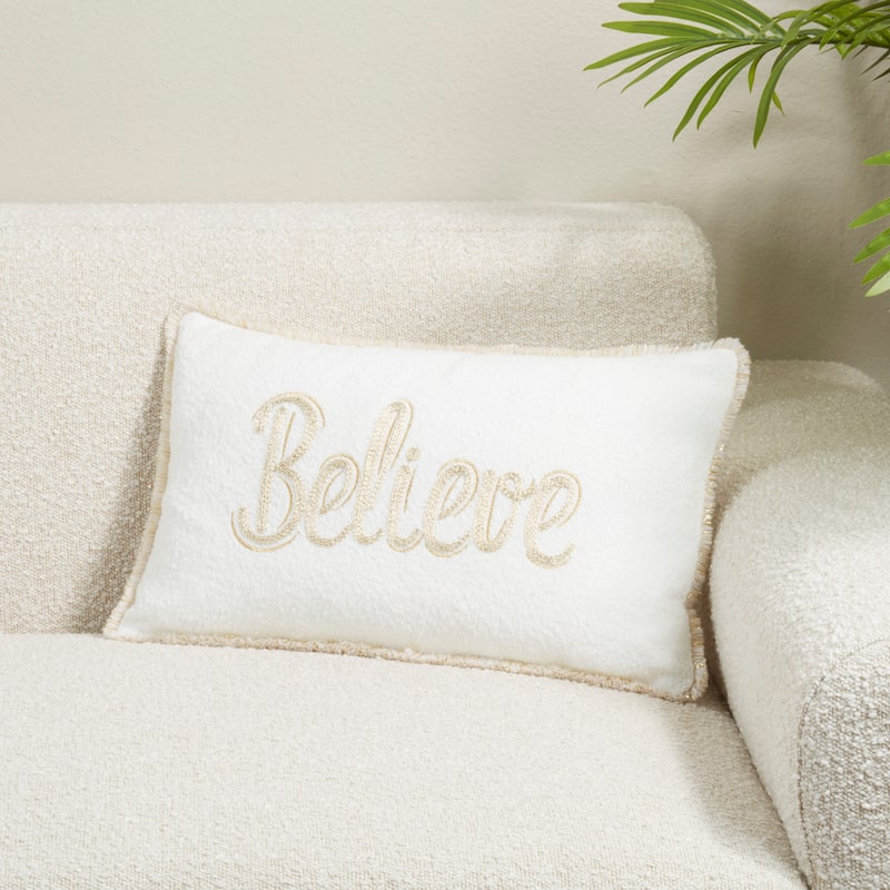 Believe Throw Pillow