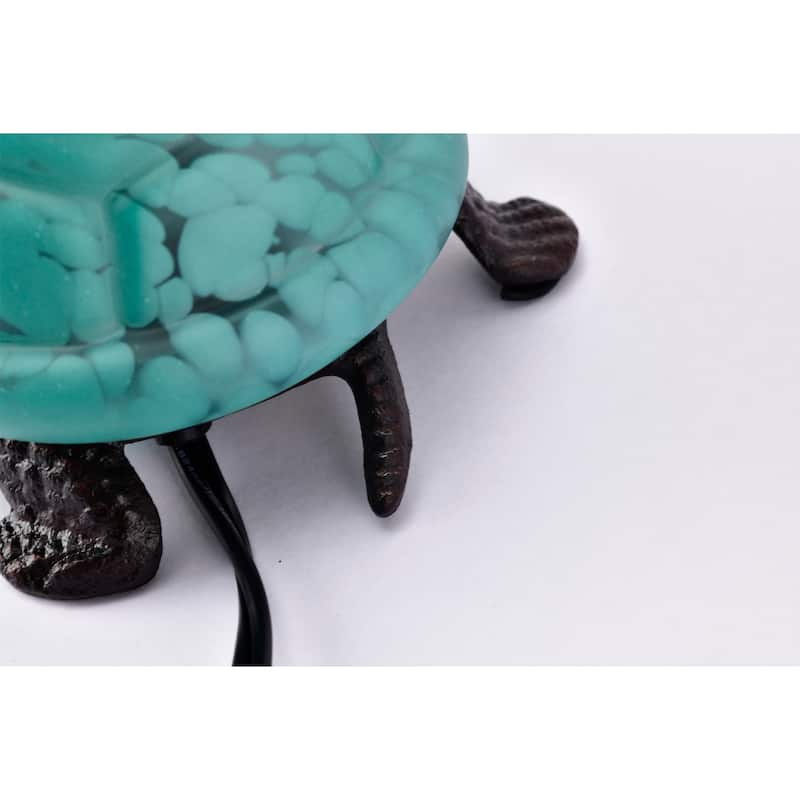 Turquoise Turtle Tiffany Desk Lamp