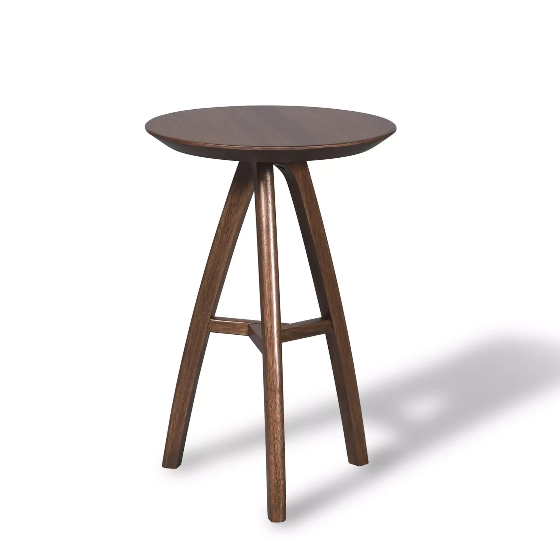 Mid Century Round End Table