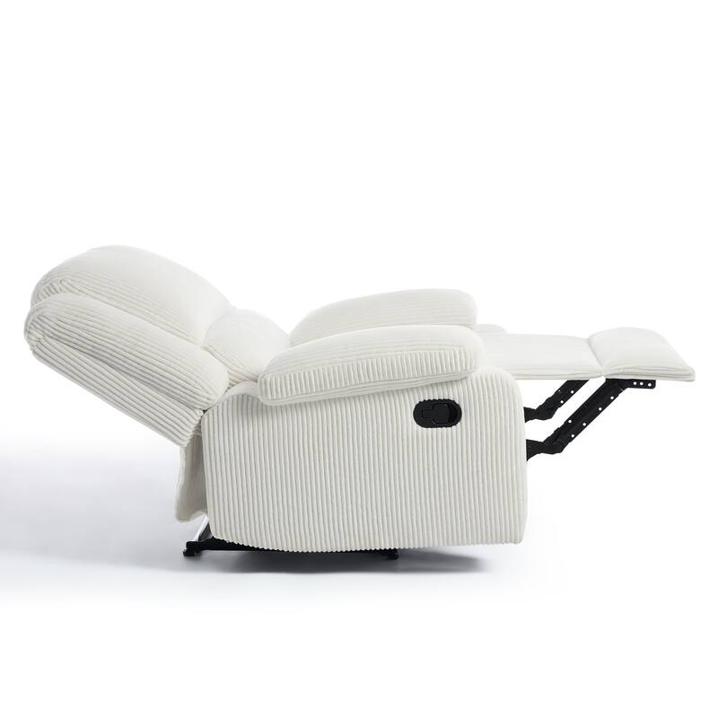 Corduroy Adjustable Recliner Chair Sofa for Living Room