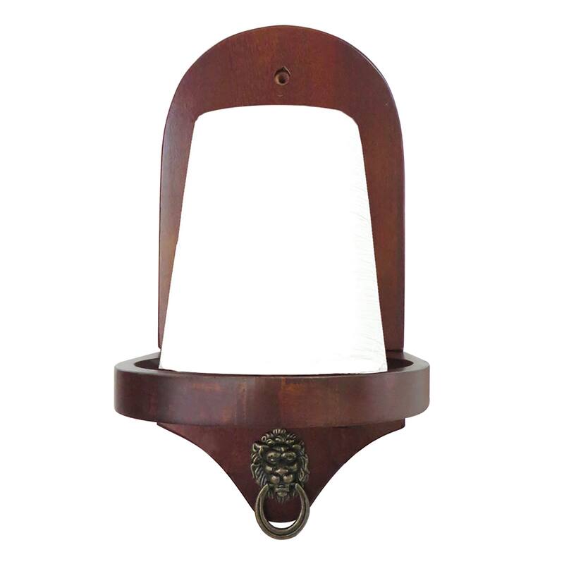 Hathaway Premier Wall-Mounted Cone Chalk Holder - Walnut Finish