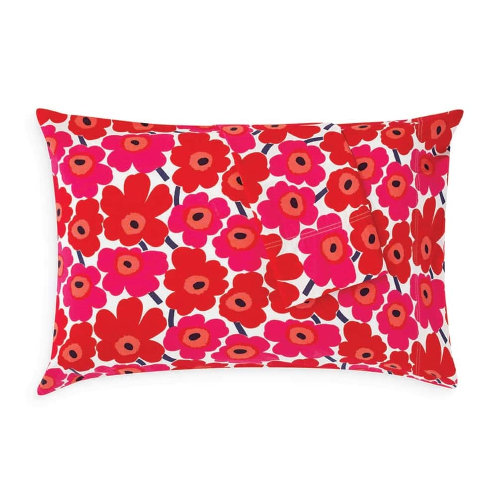 Marimekko Unikko Cotton Percale Bed Sheet Set