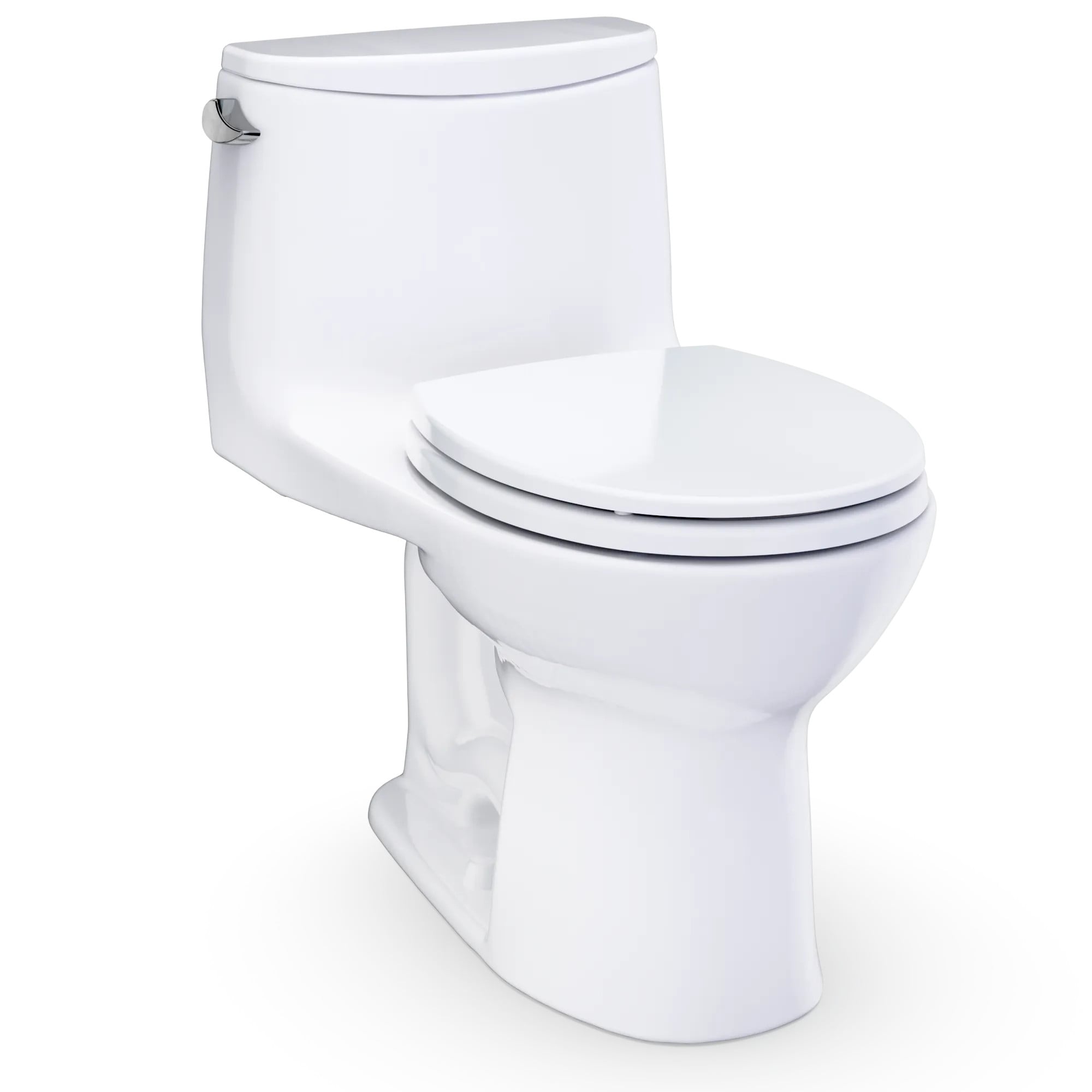 TOTO MS603113CEFG Ultramax 1.28 GPF One Piece Round Toilet with Left