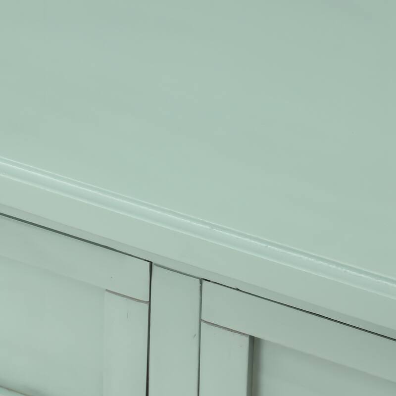 Narrow Console Table, Slim Sofa Table with Three Storage Drawers and Bottom Shelf