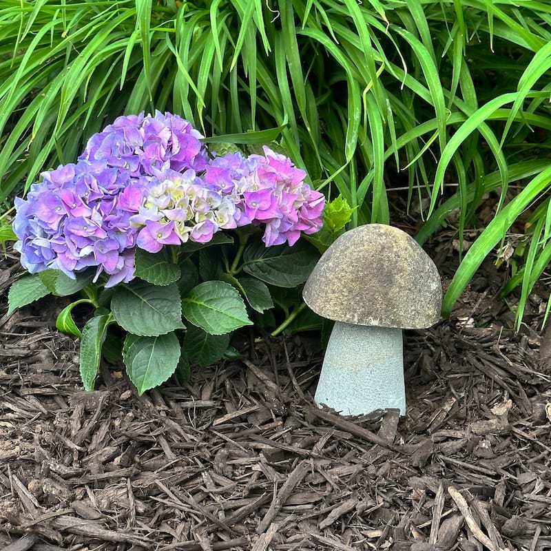 Stone Age Creations Granite Boulder Mushrooms -Garden or Landscaping Accents - Medium