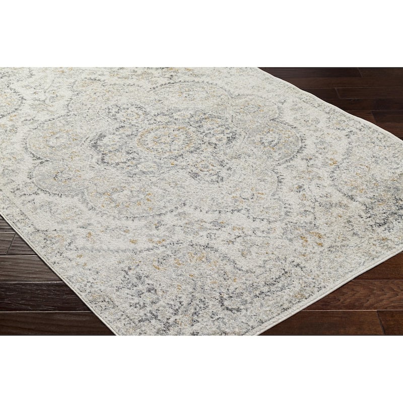 Livabliss Elaziz Updated Traditional Medallion Area Rug