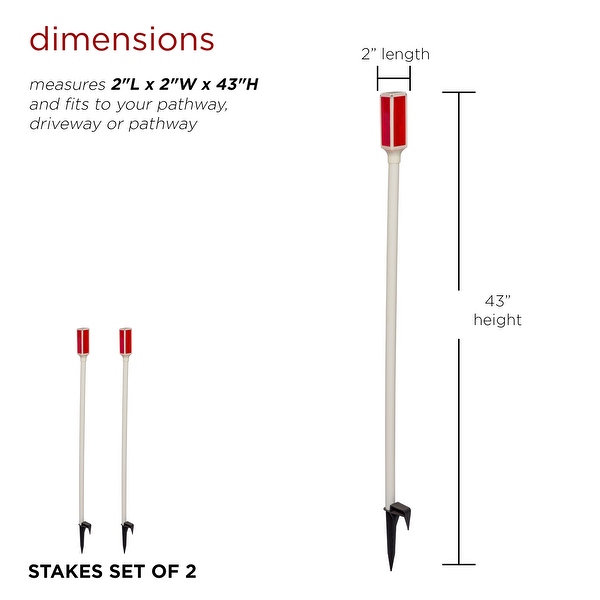 Solar driveway marker lights on sale