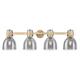 Option Brushed Brass, Light Smoke