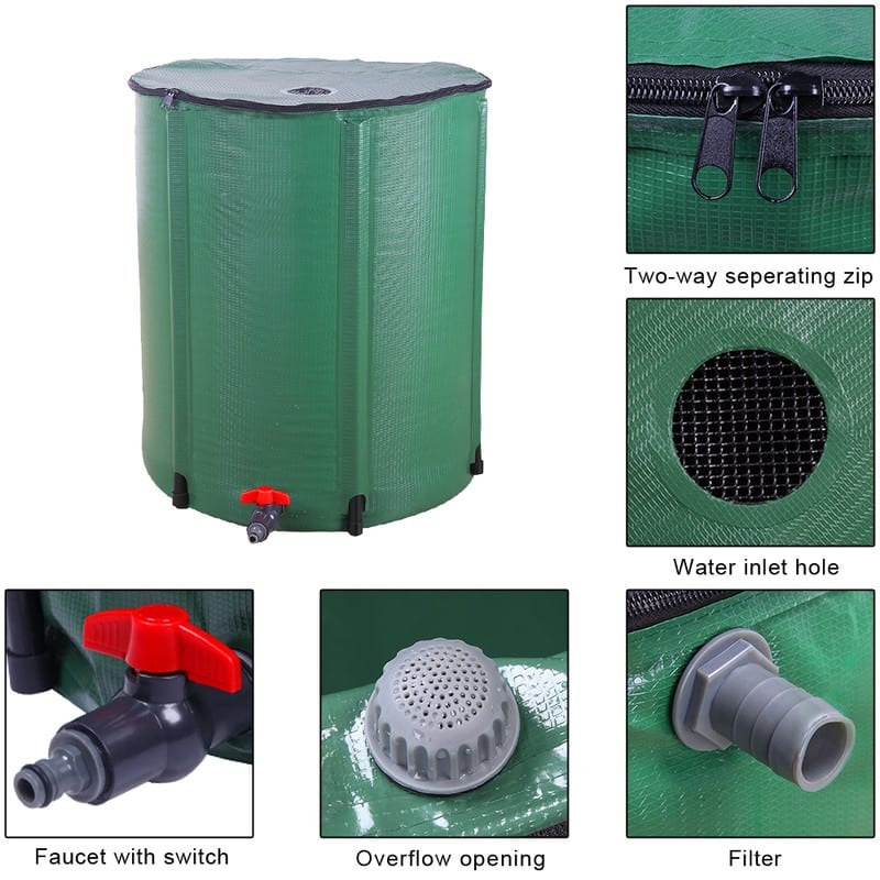 50 Gallon Rain Barrel