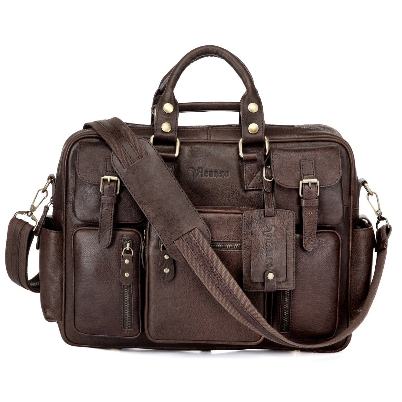 full grain briefcase