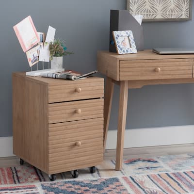 Whitney Wood 3 Drawer File Cabinet