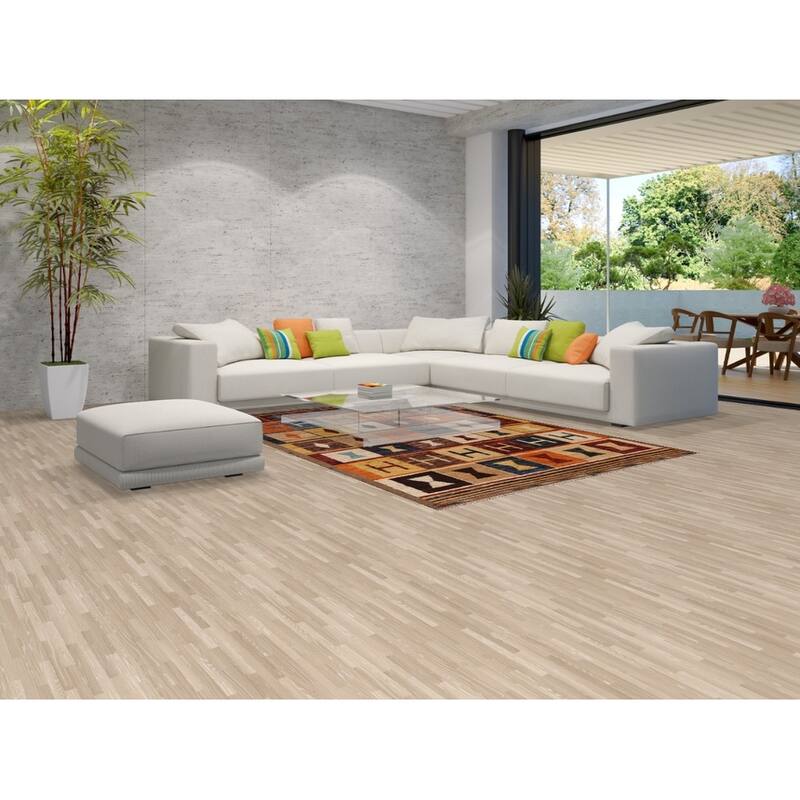 Hand Knotted Oriental 100% Wool Carpet Modern Tribal Multi-Colored Moroccan Area Rug - 9' 11'' X 6' 9''