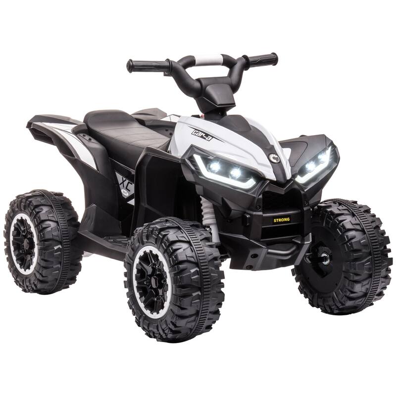 Electric 12V Ride-On ATV Car Toy for Toddlers with Music, Headlights, and Forward and Backward Function, for 3-5 Years Old