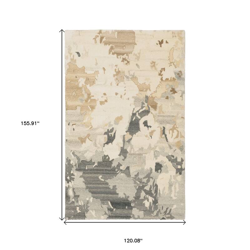 HomeRootsAbstract Modern Rectangle Area Rug