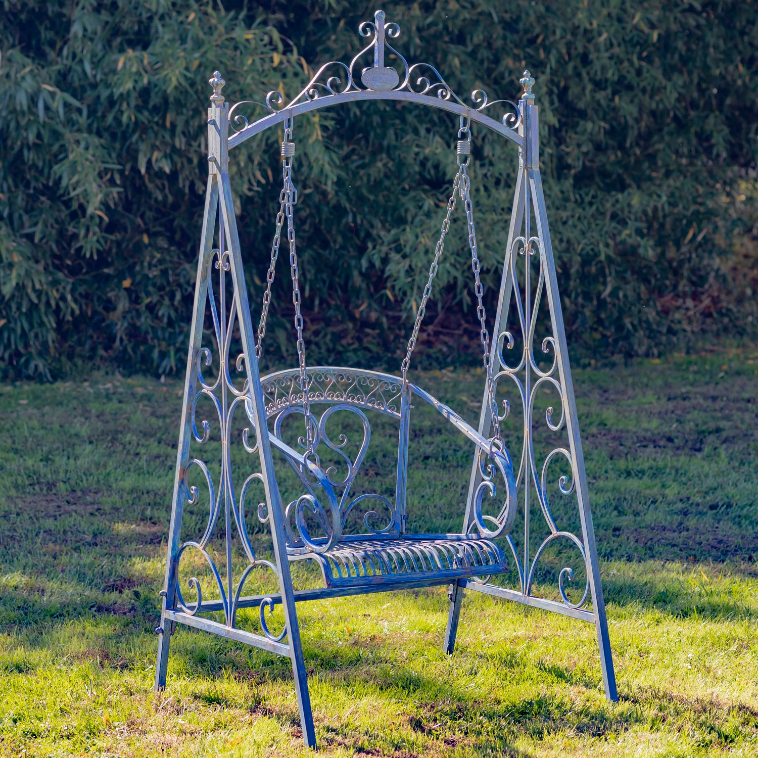 Iron swing chair discount