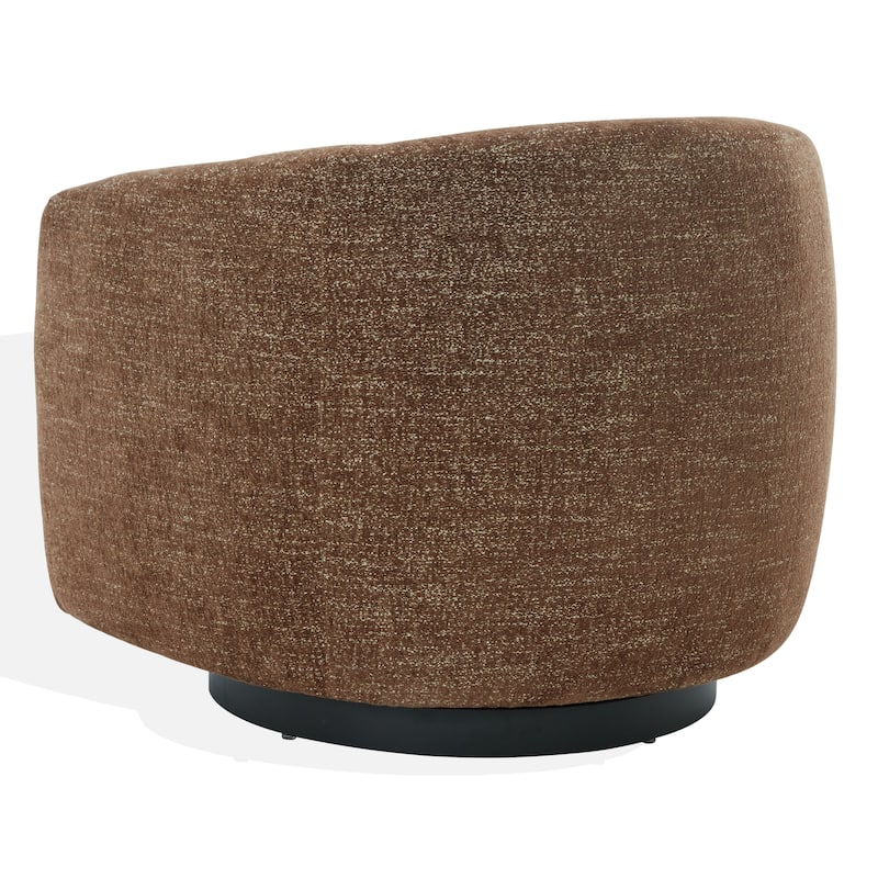 SAFAVIEH Couture Kellybryn Chenille Swivel Chair - 33"W x 31"D x 28"H