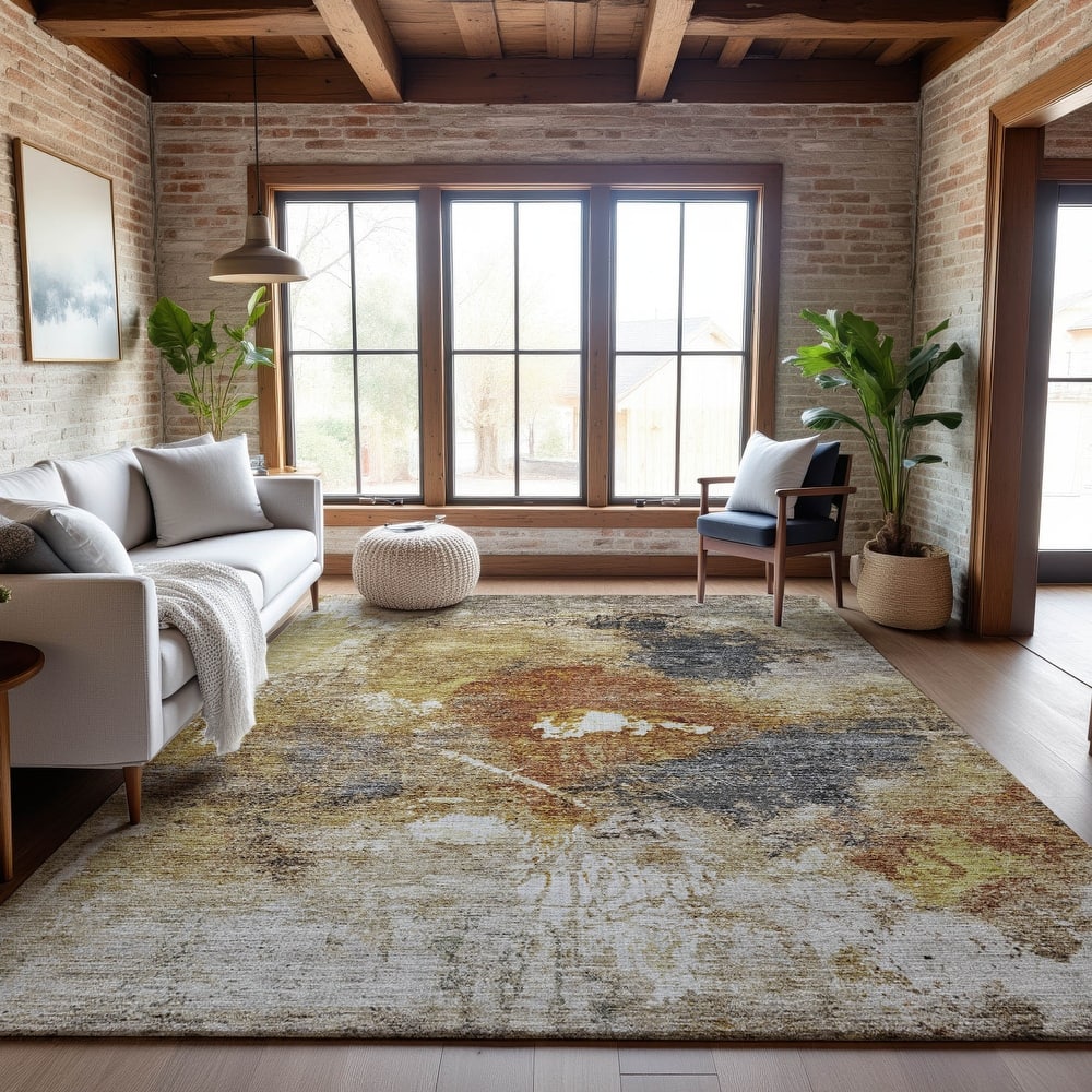 Premium Washable Super Soft Modern Solid Mayfield Rug