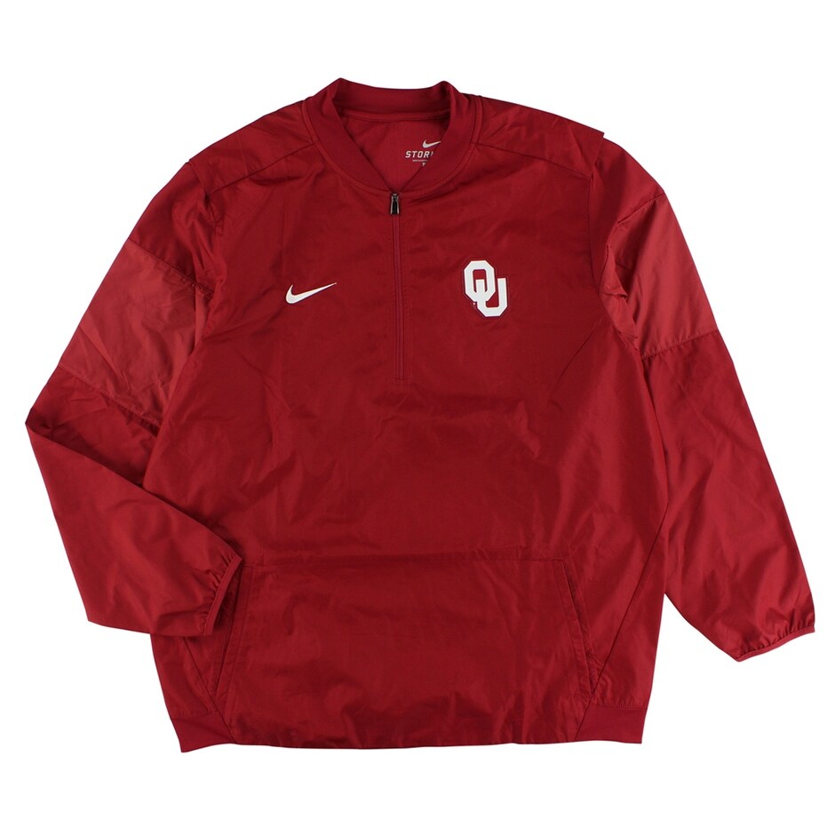 nike red quarter zip
