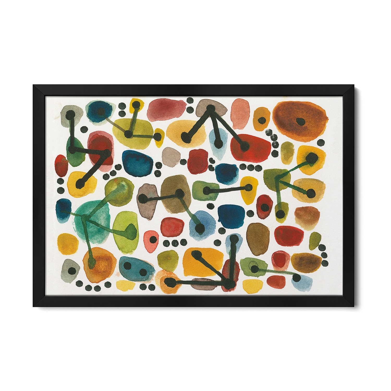 Mid Century I Premium Framed Poster by Cheryl Warrick