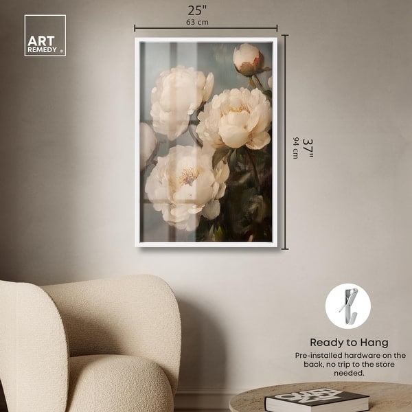 dimension image slide 9 of 18, Blooms of Bygone Days I Farmhouse Decor Shadowbox Print by Art Remedy