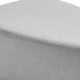 preview thumbnail 11 of 42, 43" Rounded Triangle Upholstered Ottoman, Oversize Fabric Ottoman Footstool