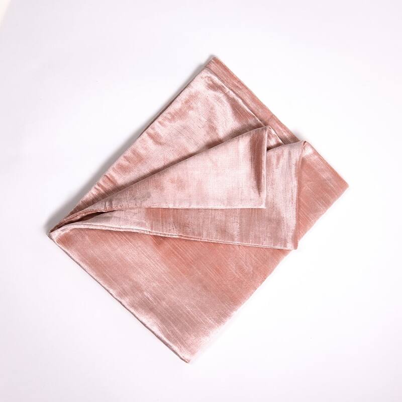 Lia, Rayon/Velvet, Petal Pink, Duvet Cover