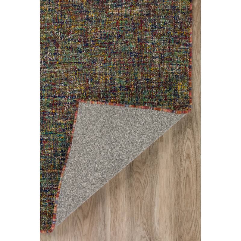 Addison Winslow Active Solid Wool and Viscose Area Rug