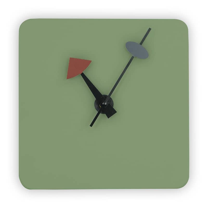 Manchester Minimalist Square Silent Modern Wall Clock in MDF with Silent Non-Ticking Design and Aluminum Hands for Home Office