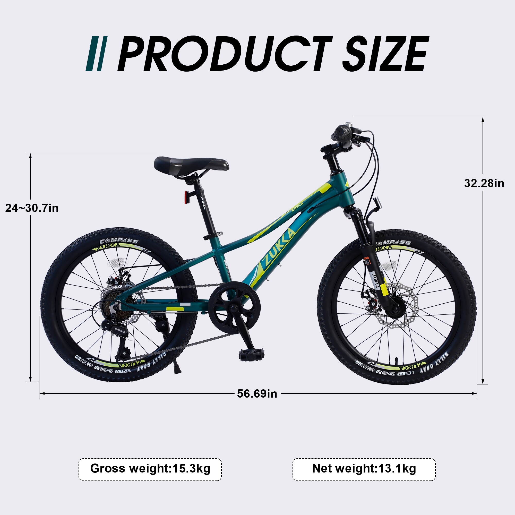 Girls mountain bike sizes outlet