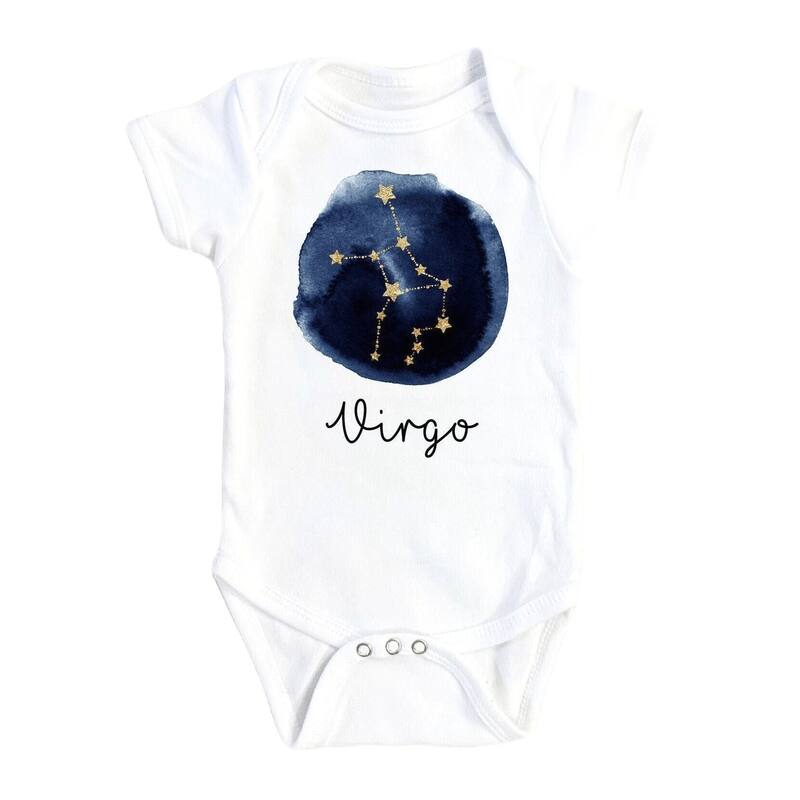 Virgo Zodiac - Baby Boy Girl Clothes Infant Bodysuit Funny Cute Newborn - Pink - 0-3M