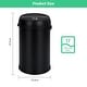 preview thumbnail 8 of 28, 17 Gallon/65 Liter Stainless Steel Trash Can, Round Trash Can