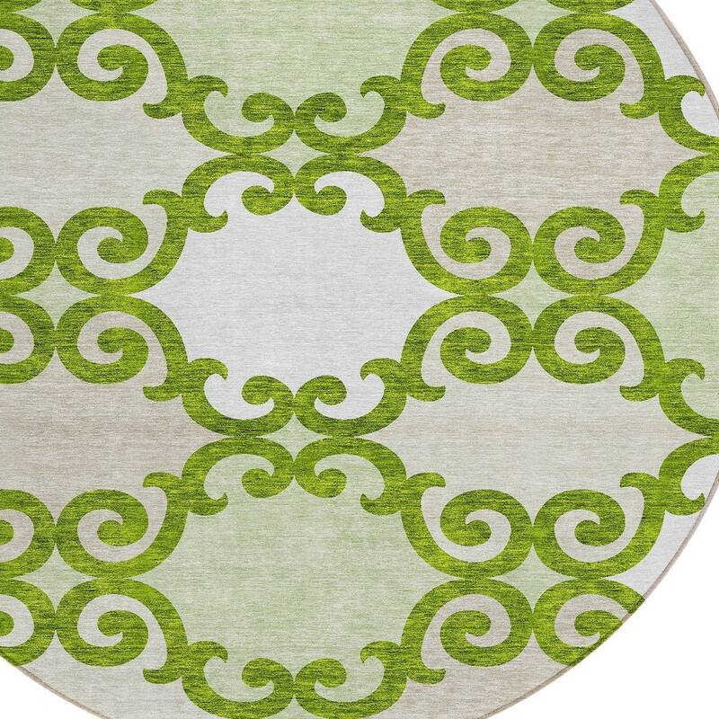 HomeRoots Trellis Transitional Rectangle Outdoor Rug