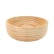 preview thumbnail 6 of 4, 4 Piece 7 Inch Light Acacia Wood Serving Bowl Set For Salads, Snacks, and More