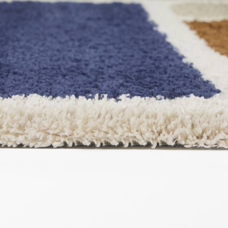Azzouni Modern Colorblock Area Rug