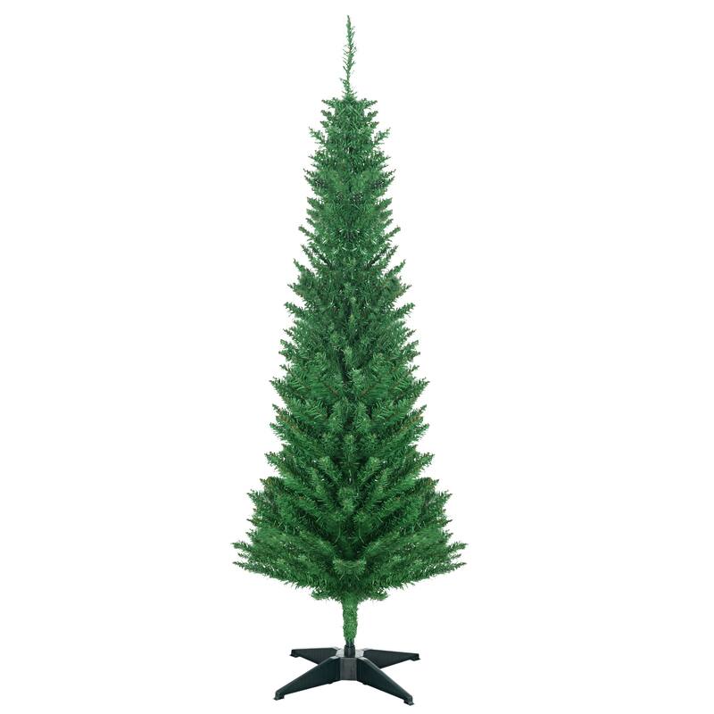 Artificial Pencil Christmas Tree, Compact Design, Flame-Retardant for Safety
