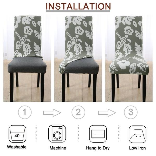 Stretch Chair Cover Vintage Style Slipcover Seat Protector Multi Color Overstock 26438672
