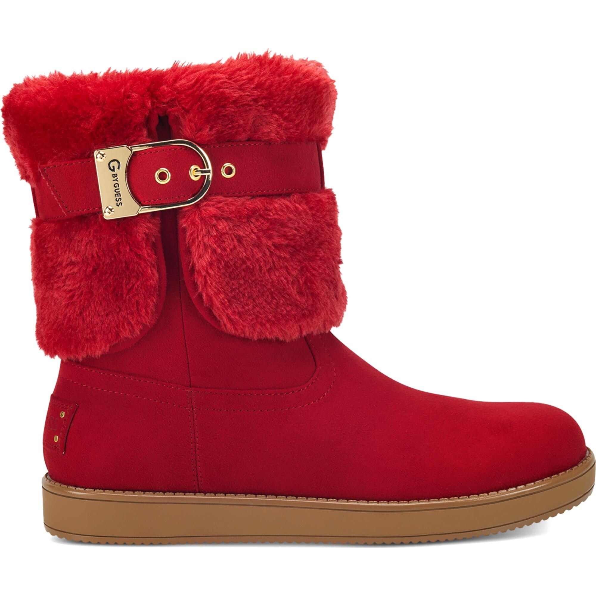 g by guess faux fur boots