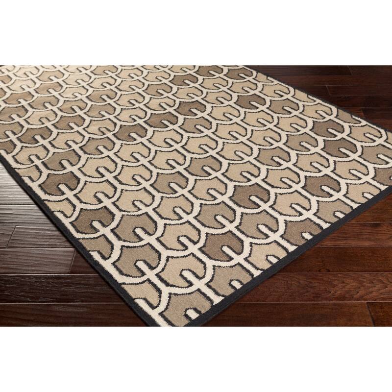 Hand-woven Brett Reversible Wool Area Rug