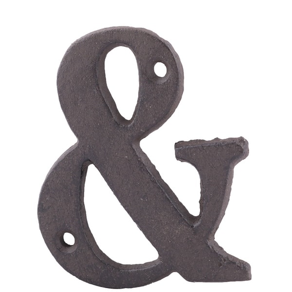 Family Street Cast Iron Symbol Shaped Plate Number Wall Mounting Entrance Label 17623474