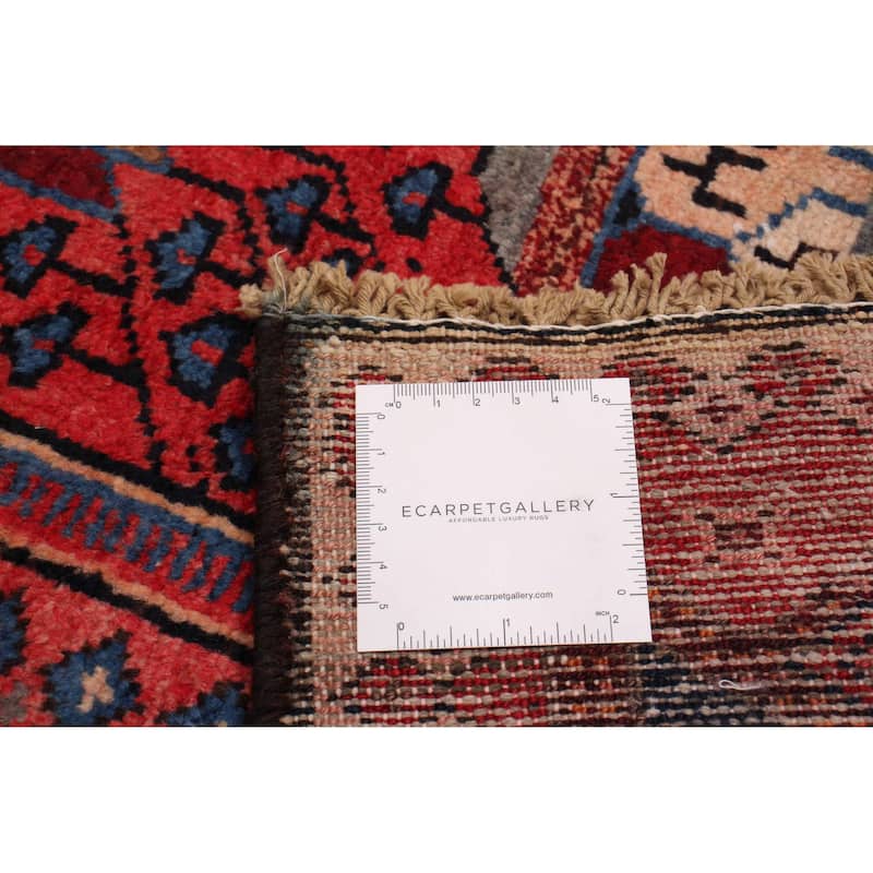 ECARPETGALLERY Hand-knotted Anadol Red Wool Rug - 3'3 x 9'10