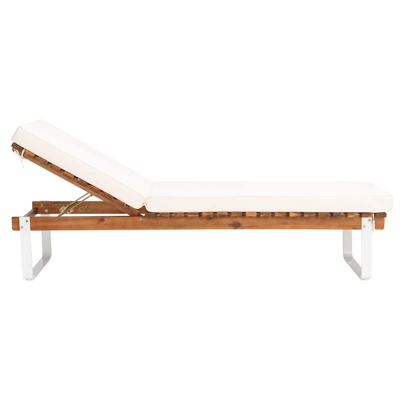 SAFAVIEH Outdoor Maleah Sunlounger - 23Wx17Dx74H